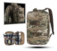 WLXW Tactical First Aid Backpack - Outdoor Medical Multifunctional IFAK Supplies Storage Bag For Airsoft Hunting Adventures Pack(TAN)