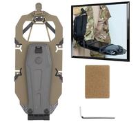 WLXW Tactical Folded Rotating Phone Holder Case - Suitable For Large-Size Smart, MOLLE Fixed Vertical & Lateral Operation Navigation(Tan)