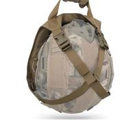 WLXW Tactical Helmet Storage Bag Airsoft Fast Helmet Night Vision NVG Protection Pouch Quick Access Rapid Deployment Bag(TAN)