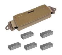 WLXW Tactical NVG Counterweight Kit FAST Helmet Counterbalance Weight Pouch For OPS-Core/MICH/Team Wendy Helmet Airsoft Hunting Accessory(TAN)