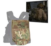 WLXW Tactical Vest Back Panel Water FCPC V5 Hydration Bladders Molle Water Reservoirs Adapter With Side Zipper For Airsoft Plate Carrier(RG)