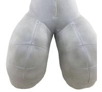 WLYEZAU Animal Costume Stuffed Pants, Japanese Fursuit Fursuit Curved-leg One-piece Stuffed Pants, Pseudo-full Elastic Pants, With Suspenders, Comic Show Cos(L=(170cm~180cm))