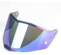 WLYGUO Motorcycle Helmet Visor Replacement for LS2 FF805,A Silver Plating, Motorcycle Helmet Visor Lens, Windproof Tinted Motorbike Helmet Face Shield,normal-F Blue Plating