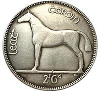 WLZQELVCF 1937 Irish Coins Antique Silver Plated Coins Craft Collection Commemorative Coins