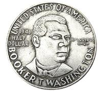 WLZQELVCF 1946 Booker Half Dollar