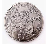 WLZQELVCF Vintage Love Angel Baby Clover Friendship Coin Peace Guardian Coin Blessing Coin Copy Gift Commemorative Coin Decoration