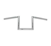 WLZW Chrome 8'' Rise 1'' Hanger 25mm Z-Bar Handlebar Drag Bar Fit for Harley Sportster 883 1200 XL…