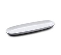 WM Bartleet & Sons 1750 T175 Traditional Porcelain Baguette, Bread and Party Serving Plate 36cm - White