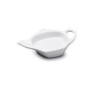 WM Bartleet & Sons 1750 T271 Traditional Porcelain Tea Bag Tidy, 12x8cm - White