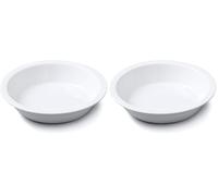 WM Bartleet & Sons 1750 T395 Round Pie Dish, White, 20cm (Pack of 2)