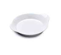 WM Bartleet & Sons 1750 T441 Traditional Porcelain Round Gratin, Cooking and Baking Dish, 19cm - White