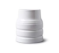 WM Bartleet & Sons 1750 Traditional Porcelain Large Classic Churn Style Utensil Storage Pot 16cm - White, One Size