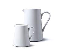 WM Bartleet & Sons 1750 TSET10 Straight Sided Jug Set, White