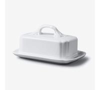 WM Bartleet & Sons 1750 T354 Traditional Porcelain 19cm Butter Plate with Lid - White