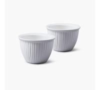WM Bartleet & Sons Porcelain Conical Ramekin 9cm Set of 2 in White WM Bartleet & Sons White