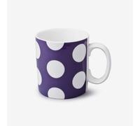 WM Bartleet & Sons Porcelain Spotty 1 Pint Big Mug in Purple WM Bartleet & Sons Purple