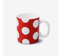 WM Bartleet & Sons Porcelain Spotty 1 Pint Big Mug in Red WM Bartleet & Sons Red