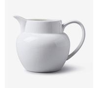 WM Bartleet & Sons 1750 T427 Porcelain Traditional Bellied Jug 1 Litre, 1000 ml, 1¼ Pint-White