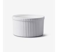 WM Bartleet & Sons Porcelain Souffle Dish 14cm in White WM Bartleet & Sons White