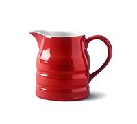 Wm Bartleet & Sons, Porcelain Traditional Churn Jug 568ml, 1 Pint - Red