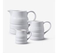 Wm Bartleet & Sons Porcelain Traditional Churn Jug Set Of 3