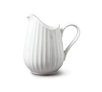 Wm Bartleet & Sons, Porcelain Traditional Fluted Jug 200 ml, ⅓ Pint - White