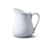 WM Bartleet & Sons 1750 White Porcelain Traditional Milk Jug, Size 450ml