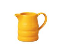 WM Bartleet & Sons Porcelian Churn Style Serving Jug, 0.5 Pint in Yellow WM Bartleet & Sons Yellow