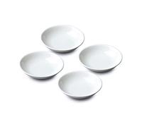 Wm Bartleet & Sons Set of 4 Porcelain Mini Sushi/Soy and Condiment Sauce Dishes 10cm - White