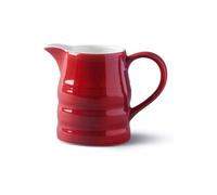 WM Bartleet & Sons Traditional Porcelain Churn Jug, 0.5 Pint in Red WM Bartleet & Sons Red