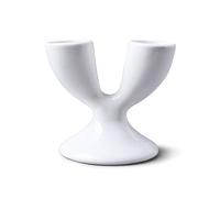 Wm Bartleet & Sons Traditional Porcelain Double Egg Cup - White