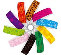 WM infinite Tyvek Wristbands for Events, Color Creative Design 3/4" Paper Wristbands 500 Pack for Party, Grouped, Team Building and Identification (Pattern All)