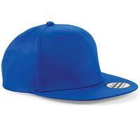 WM SPORTS Personalised Snapback Rapper Baseball Caps Customised Rapper Adults Cap Printed Hip Hop Caps/Hats with Text/Name or Logo or Plain (Royal Blue)