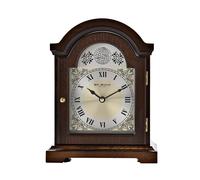 Wm.Widdop Broken Arch Wooden Mantel Clock 24.5 x 19 x 9.5cm