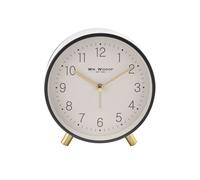 Wm.Widdop Grey Alarm Clock 12.5 x 11 x 5cm