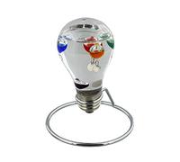 Wm.Widdop Light Bulb Galileo on Metal Stand 14cm