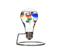 Wm.Widdop Light Bulb Galileo on Metal Stand 14cm