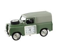 Wm Widdop Miniature Clock 4 Wheel Drive Vintage Look Green Land Rover