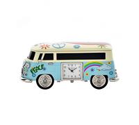 Wm Widdop Miniature Clock - Blue Camper