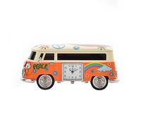Wm Widdop Miniature Clock - Orange Camper