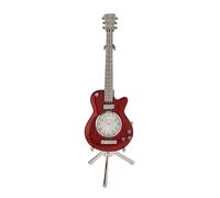 Wm.Widdop Miniature Clock - Red Guitar