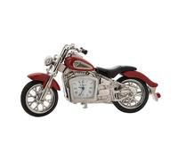 Wm Widdop Miniature Clock Red Indian Style Motorbike