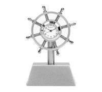 Wm.Widdop Miniature Clock Ships Wheel