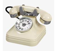 WILLIAM WIDDOP Miniature Clock - Cream Telephone
