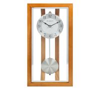 Wm.Widdop Oak Finish Pendulum Wall Clock 43cm Roman Dial