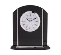 Wm. Widdop Piano Wood & Glass Mantel Clock