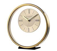 WM.Widdop. Round Gold Mantel Clock - W2937G