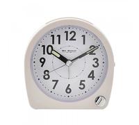 Wm.Widdop Round White Alarm Clock 10 x 9.5 x 5cm