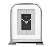 Wm.Widdop Silver Arched Mantel Clock 17 x 14.5 x 6cm