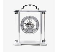 WM Widdop Silver Skeleton Mantel Clock W2919